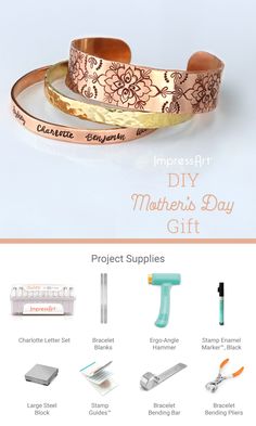 an image of some items that are for mother's day gift ideas and crafts