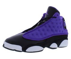 PRICES MAY VARY. Nike Girls Shoes Basketball Shoes Purple Venom/Black/White Synthetic & Rubber Nike Air Jordan 13 Retro GS Girls Shoes Shoes Purple, Air Jordan 13 Retro, Buy Jordans, Jordan 13 Retro, Shoes Basketball, Nikes Girl, Jordan 13, Synthetic Rubber, Grade School