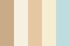 the color palette is neutral and has many different shades to choose from, including beiges