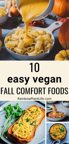 easy vegan fall comfort foods