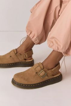 Dr. Martens Jorge II Mules | Anthropologie Doc Marten Mules, Dr Martens Jorge Ii, Dr Martens Jorge, Dr Martens Mary Janes, Girl Wishlist, Clog Outfit, Mules Outfit, Slingback Mules, Style Inspiration Casual