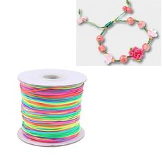 Description This Elastic String made of Nylon which and durable. Comes with a plastic roll, you can easily wrapped the cord around it, keep your cord well organized and not easy to get into a mess, convenient to use. And The elastic string is suitable for DIY crafts, making your own elastic bracelets and necklaces, jewelry beads, decorating, toy making and any other craft project. Feature - Color: As shown. - Material: Nylon. - Size: 100M(Lenght). - Great for braiding, beading, necklaces, fine l Diy Bracelet, Organizing Cords, Beading Necklaces, Elastic Bracelets, Toy Making, Cord Cover, Cord Organization, Jewelry Beads, Elastic Bracelet