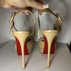 Christine Louboutin hollandrive 150 kid size 7 £350 Heels Classy, Christian Louboutin Women, Christian Louboutin, Size 7