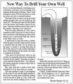 the new way to drill your own well is shown in an article about how it works