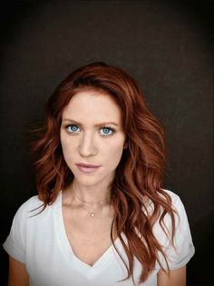 Pale Skin Hair Color, Auburn Balayage, Red Hair Blue Eyes, Hair Pale Skin, Brittany Snow, Hair Color Auburn, Copper Hair Color, Trendy Hair Color, Auburn Hair