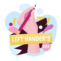 Left handers day event Free Vector Quick Saves