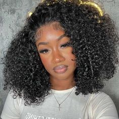 Item: Soul Lady Boom Curly Wig 13x4.5 HD Lace Front Wigs Hair Material: 100% Virgin Human Hair Wigs, No Fibbers & No Synthetic Hair Wig Density: 150%-180% Density ,Thick Full From Top To Ends; Enough to meet your requirement, bigger density wig is available for you. Hair Color: Natural Black Hair Texture: Jerry Curly Hair, Tight Bouncy Curly Hair. Hair Length: 12-14 Inch (Bob Style), 16-18 inch. Hair Features: Pre Plucked Hairline,100% True To Length. No Tangle,No Shedding, Healthy, Soft, No Imp 16 Inch Curly Wig, Black Hair Texture, Bouncy Curly Hair, Balayage Wig, Highlight Balayage, Natural Looking Curls, Short Curly Wig, Hd Lace Frontal Wigs, Style Wig