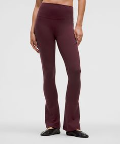 When Feeling Nothing Is Everything. Powered By Nulu Fabric, This Version Of Our Buttery-Soft Lululemon Align Pants Has A Subtle Flare At The Hem. Designed For Yoga And Casual. Hugs Your Body From Waist To Knee:flares Out Subtlety From The Knee To Hem:32" Inseam, Intended To Sit Just Off The Ground For Heights Of 55"-58". Back Drop-In Pocket. This Collections Great For Low-Impact Workouts Like Yoga Or Whenever You Want To Feel Really, Really Comfortable. | lululemon Align™ High-Rise Mini-Flare Pa Lululemon Full Length Yoga Pants, Fitted Lululemon Yoga Pants, Fitted Lululemon Yoga Pants For Yoga, Lululemon Fitted Yoga Pants, Lululemon Wide Leg Yoga Pants, Lululemon Stretch Yoga Pants, Lululemon Stretch Pants For Pilates, Lululemon Align Pant, Flare Pant