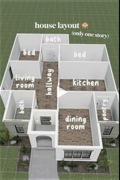 the floor plan for a house layout