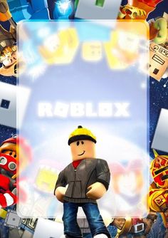 a cartoon character is standing in front of many other characters, with the name robblex on it