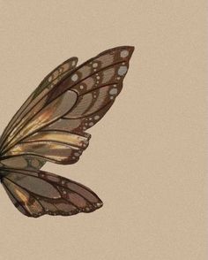 a butterfly flying through the air with its wings spread