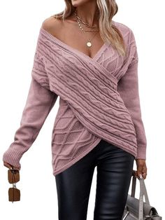 Fall Fashion Sweaters, Trendy Date Night Outfit, Long Sleeve Sweaters, Sweater Vest Mens, Chic Coat, Asymmetrical Sweater, Sweater Jumper, Womens Casual, Cute Sweaters