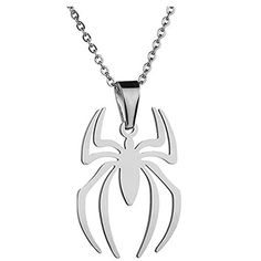 PRICES MAY VARY. The spider symbolizes magic, power and great vitality. The unique design of the spider pendant necklace symbolizes people's yearning for superheroes.It symbolizes a strong will and perseverance. Wearing it, we won't give in even if we meet with difficulties. Spiderman pendant clavicle chain is made of high-end stainless steel, nickel-free, lead-free, hypoallergenic, and can be worn by people with sensitive skin. Our necklace is made of titanium steel, so it is not easy to change Spider Man Necklace, Valentine Halloween, Spider Pendant, Spider Jewelry, Spider Necklace, Cosplay Jewelry, Magical Power, Necklace Chain Lengths, Miles Morales