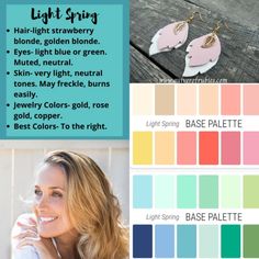 Season Palette, Muted Summer, Polyvore Spring, Light Strawberry Blonde, Spring Skin, Elegant Dressing