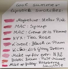 Cool Summer Palette Nails, True Summer Nail Colors, True Summer Lipstick Colors, Cool Summer Lipstick Colors, Cool Summer Lipstick, True Summer Lipstick, Soft Summer Lipstick Colors, Soft Summer Nail Colors