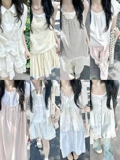 #dress #dressesforwomen #summerstyle #summertime #summervibes #summerdress Dress Outfits Korean Style, Cute Date Outfits Casual, Costal Outfit, Shojo Style, Date Outfits Casual, Shoujo Outfits, Dresses For Date, Stylish Outfits Casual