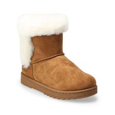 Embrace your inner snow bunny with these Paulina winter boots from SO.Click this Footwear Guide to find the perfect fit and more! Embrace your inner snow bunny with these Paulina winter boots from SO. Click this Footwear Guide to find the perfect fit and more! BOOT FEATURES Plush collar and lining Durable traction outsoleBOOT DETAILS Textile, faux fur upper Faux fur lining TPR rubber outsole Round toe Pull-on Padded footbed 1-in. heel 8-in. shaft 12-in. circumference Size: 9.5. Color: Chestnut. Gender: female. Age Group: adult. Snow Bunny, Snow Bunnies, Shoe Size Chart, Boot Shoes Women, Winter Boots, Chestnut, Gender Female, Faux Fur, Age Group