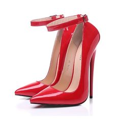 Category:Heels,Pumps; Upper Materials:Patent Leather; Season:Spring,Fall; Heel Type:Stiletto; Gender:Women's; Platform Height:0.98; Toe Shape:Pointed Toe; Style:Sexy,Casual; Heel Height(inch):4-5; Outsole Materials:Rubber; Occasion:Daily,Club,Work,Valentine's Day,Party; Closure Type:Buckle; Pattern:Solid Color; Shipping Weight:0.605; Listing Date:08/04/2023; Production mode:Self-produce; 2024 Trends:Dress Shoes,Stilettos,Ankle Strap Heels,Ladies Shoes Valentines Gifts; Foot Length:; Size chart date source:Provided by Supplier. Womens Heels Stilettos, Fall Heels, Extreme High Heels, Heels Online, Red High Heels, Hot Heels, Heels Stilettos, Red High, Patent Leather Heels