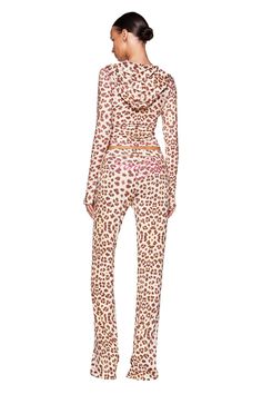 BLARE HOODIE - NEUTRAL : LEOPARD : WILD CARD – iamgia I Am Gia Cheetah Print, Girly Two Piece Sets, Cheetah Print Pajamas, I Am Gia Tracksuit, Cute Sweat Sets, Gia Tracksuit, Pink And Leopard Outfit, Cute Sweatsuits, Fall Fits Black Women