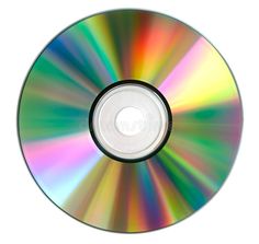 an image of a colorful cd disc on white background royalty images and clippings