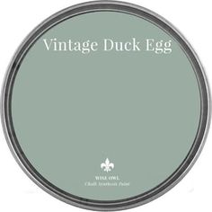 the label for vintage duck egg