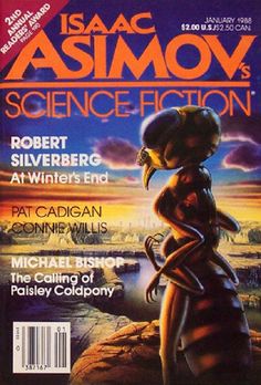 the cover of science fiction magazine