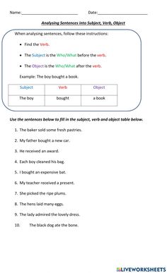 the worksheet for an english language lesson with pictures and words to describe what is in