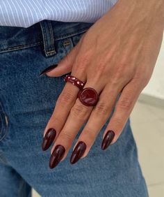 White Tip Nails, September Nails, October Nails, Burgundy Nails, Brown Nails, Autumn Nails, Accent Nails, Fall Nail Designs, Nail Trends