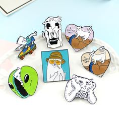 Skateboarding Cat, Alien Cat, Sphynx Cats, Cat Enamel Pin, Aliens And Ufos, Sphynx Cat, Cat Brooch, Sphynx, Cat Theme