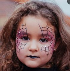 Halloween Makeup Kids, Sorciere Halloween, Simple Witch Makeup, Professional Halloween Makeup, Kids Witch Makeup, Kids Halloween Face