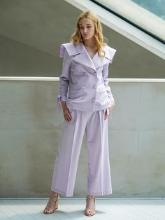 Composition : POLYESTER 72%RAYON 16% POLYURETHAN 12%Color : purpleCountry of Origin : KOREA Wide Pants, Lavender, Composition, Purple, Clothes For Women, The Originals, Pants, Color, Wide Trousers