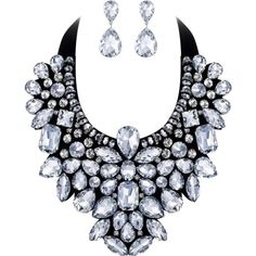 Statement Necklace Set: This Captivating Jewelry Set Is Designed To Make A Statement, Elevating Your Look And Adding A Touch Of Charm To Any Occasion. Adjustable: Necklace Length: 91cm (35.8"), Attachment Size: 20cm (7.8") By 11.5cm (4.5"), Earrings Size: 5cm (1.9") By 1.9cm (0.7"), Each Earring Weight: 6.8g.