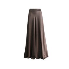 a women's long skirt with high waist and side slits on the bottom