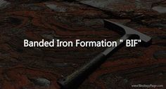 a hammer with the words banned iron formation bif