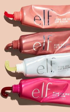 Elf Ride Or Die Lip Balm, Elf Cosmetics Aesthetic, Elf Lip Balm, Best Lip Products, Polished Makeup, Elf Beauty, Elf Products, Daily Sunscreen