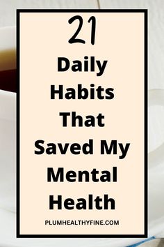 daily habits that saved my mental health Mental Health Activities, Homemade Cosmetics, My Mental Health, Health Habits, Mental Wellbeing, Improve Mental Health, Mental Health Support, Good Mental Health