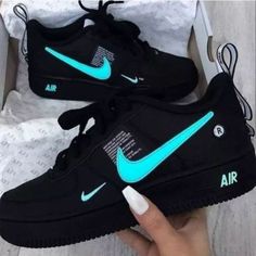 Mint Green Custom Air Force 1 - Custom Shoes – XX CUSTOM Nike Shoes Women Green, Tims Boots, Casual Shoes Women Sneakers, Nike Shoes Women Fashion, Nike Fashion Shoes, Custom Nike Shoes, All Nike Shoes, Sport Shoes Fashion, Nike Air Shoes