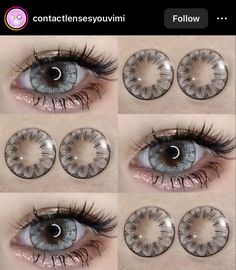 Silver Eye Contacts, Silver Contact Lenses, Pretty Contact Lenses, Gray Contact Lenses, Amber Gray, Red Contacts, Grey Contacts, Color Contact Lenses, Eyes Color