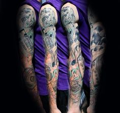 two men with tattoos on their arms and hands are standing in front of each other