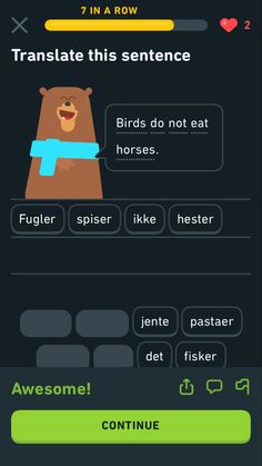 an animal quiz game with animals and words on the screen, which are also in different languages