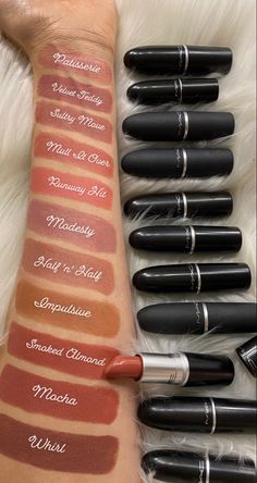 Mac Runway Hit Lipstick, Smoked Almond Mac Lipstick, Powder Kiss Lipstick Mac, Mac Impulsive Lipstick, Mac Down To An Art Lipstick, Mac Half N Half Lipstick, Mac Lipstick Thanks Its Mac, Mac Patisserie Lipstick, Nude Lipstick Mac