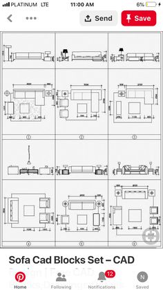 the floor plan for an apartment building with several rooms and two bathrooms in each room