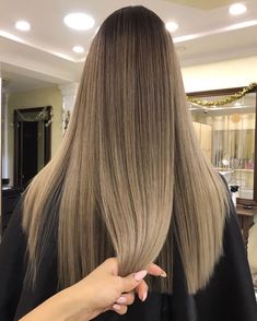 Balayage Straight Hair, Ombre Hair Blonde, Hair Color Light Brown, Dark Blonde Hair, Punk Hair, Light Hair Color