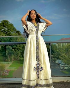 Embrace the Azure Elegance of Habesha Kemis Zuria Habesha Dress, Eritrean Dress, Ethiopian Traditional Dress, Ethiopian Dress, Habesha Kemis, Ethiopia, Turks And Caicos Islands, Bosnia And Herzegovina, Traditional Dresses