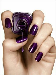 Essie Purple, Nail Polish Bottle, Nail Colors Winter, Purple Nail, Polish Colors, Colorful Nail Designs, Essie Nail, Fancy Nails, Nail Color