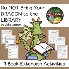 a book with an image of a dragon sitting on top of it and the title do not