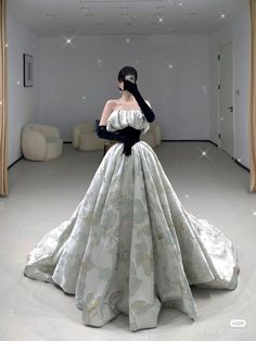 Dramatic Ball Gowns, Silk Dresses Outfit, Ethereal Dress, Simple Gowns, Fancy Gowns, Music On Spotify, Fashion Gowns