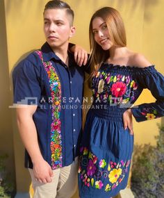 Lounge in warm, tropical paradise in this handmade Mexican Guayabera . Lightweight fabric keeps you cool in the tropics. Embroidered colors and designs may vary slightly since these are all handmade. This Guayabera is excellent for any formal event, it gives you a unique style with the best comfort and quality at the same time. It has a handmade colorful embroidered flowery design on the front one strip vertical rows along the entire length of the Guayamisa. Guayabera en Hilo de seda Bordado 100 Mexican Shirts For Men, Mexican Clothing Style, Outfit Mexicano, Formal Dress Shirt, Dress Shirt For Men, Pool Party Wear, Fiesta Shirt, Formal Shirt Dress, Mexican Fashion