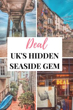 a collage of photos with the words real kent's hidden gems