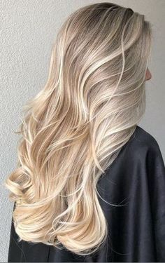 Platinum Blonde Balayage, Blond Balayage, Light Blonde Hair, Blonde Hair Shades, Blonde Hair Looks, Hair Shades